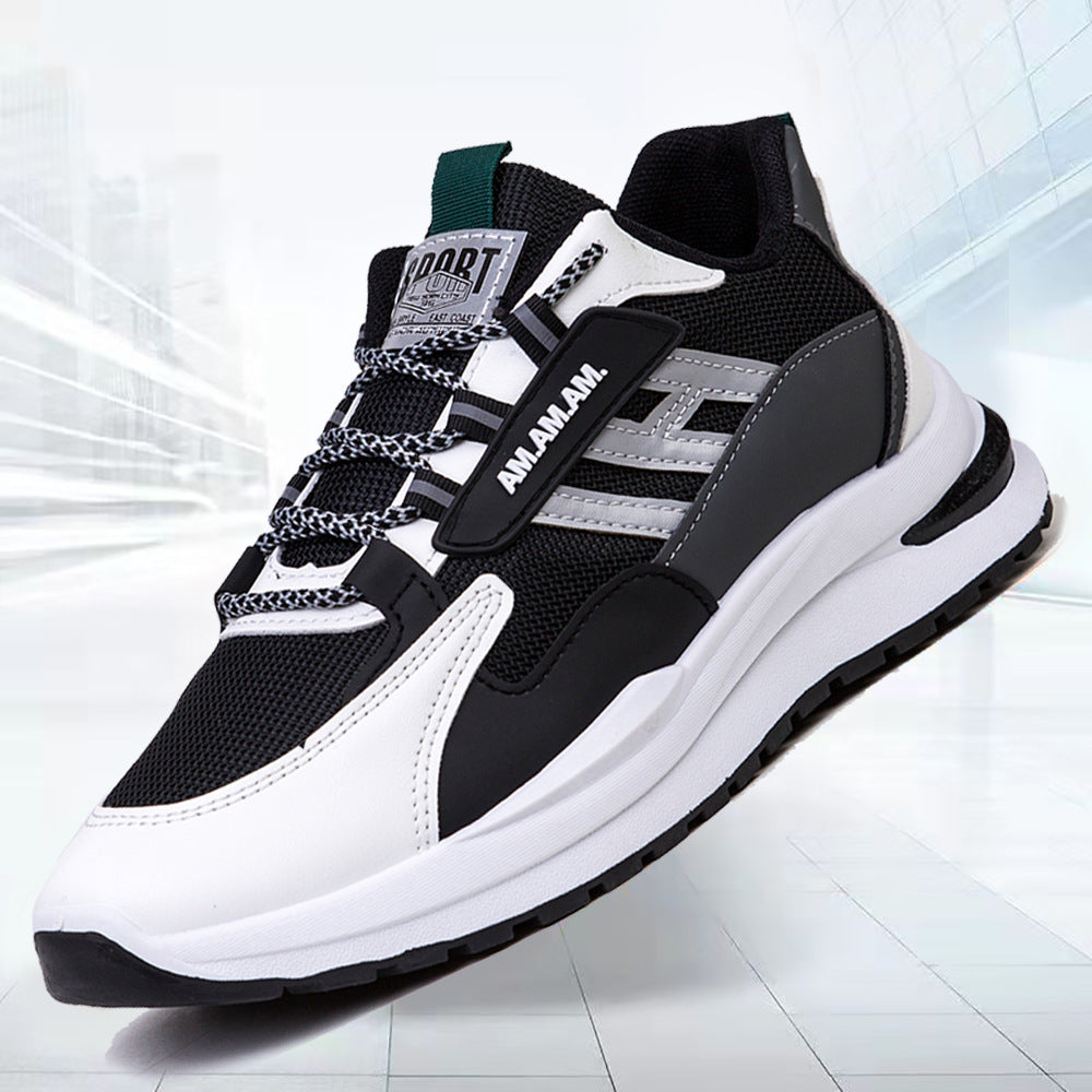 HookNshop™ White Sports Running Sneakers