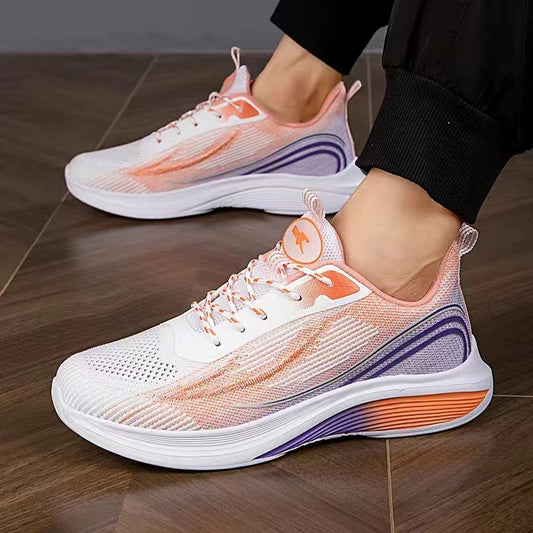 HookNshop™ Violet Glide: Stylish Gradient Sneakers for Effortless Elegance