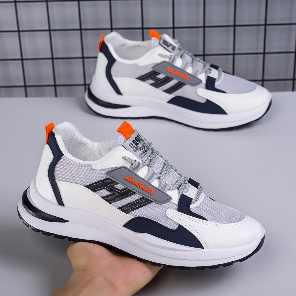 HookNshop™ White Sports Running Sneakers