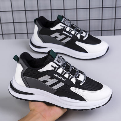 HookNshop™ White Sports Running Sneakers