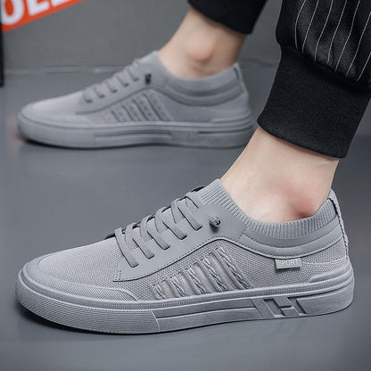 HookNshop™- Blackout Knit Skateboard Sneakers Shoes